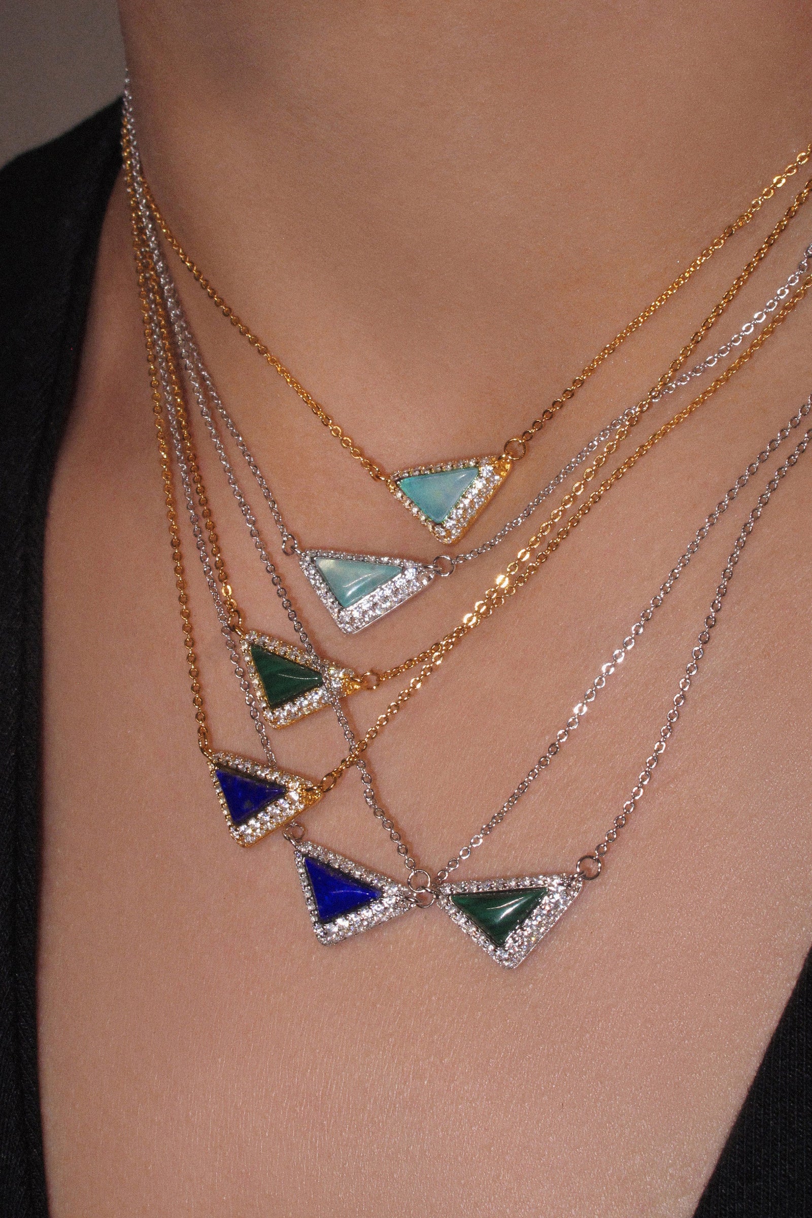 blue/Celestial Core Necklace - booneealus