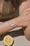 Silver/Lumen Cross Bracelet – 4 Styles / Set Available - booneealus