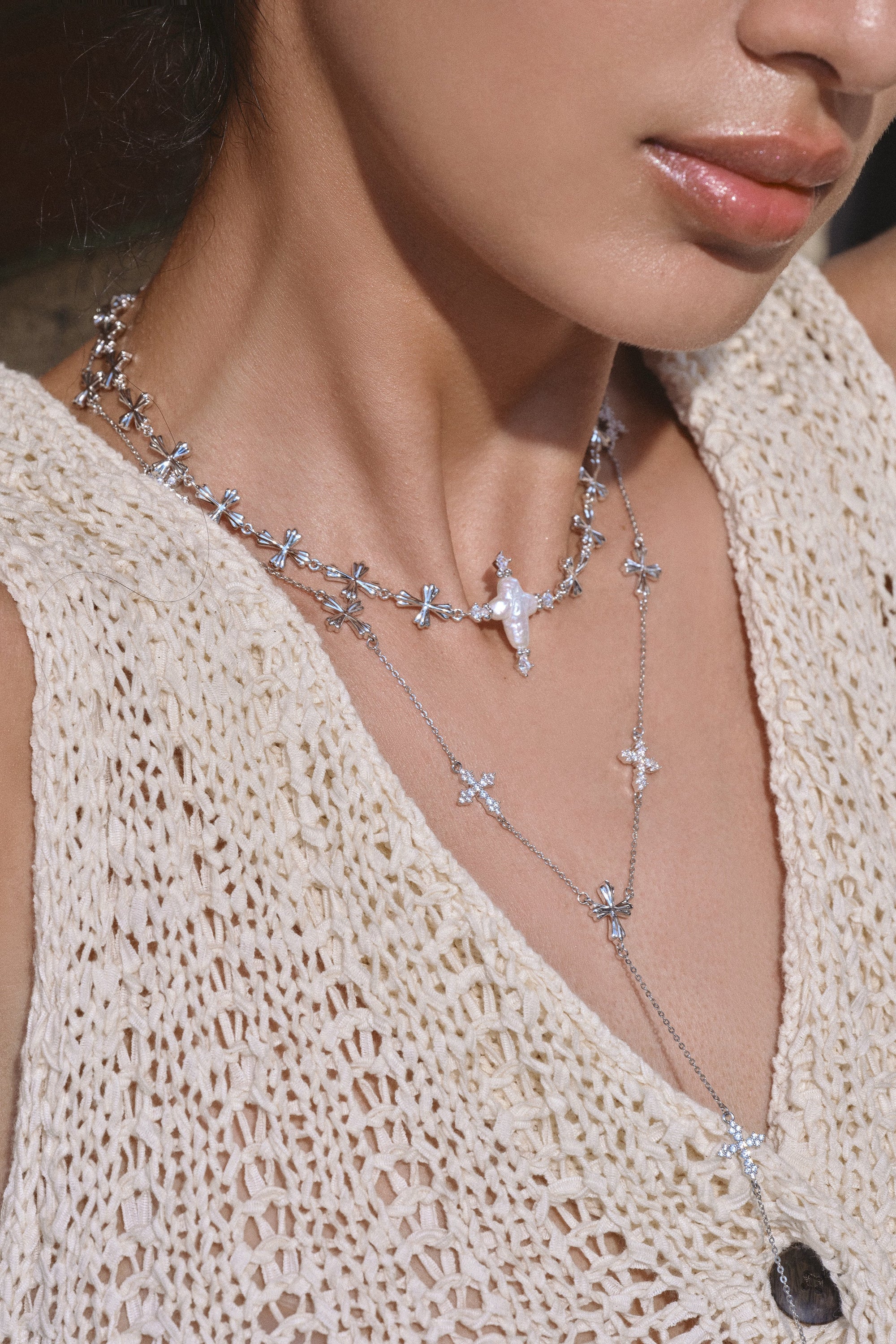 Silver/Forged Pilgrimage Necklace - booneealus