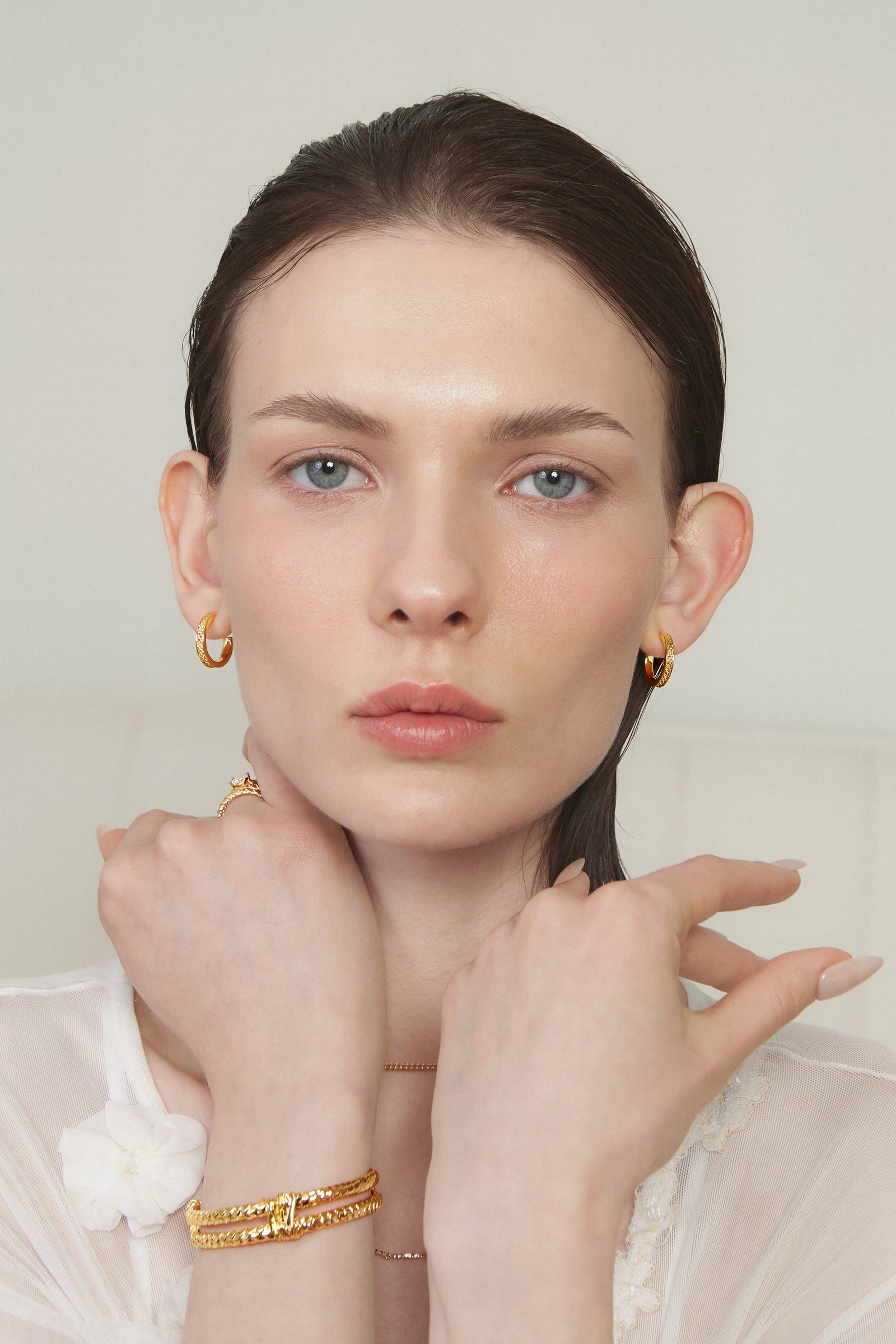 Gold BooneeAlus Serpentine Textured Jewelry
