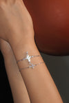 Silver/Lumen Cross Bracelet – 4 Styles / Set Available - booneealus