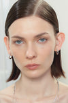 Silver BooneeAlus Serpentine Textured Earrings Jewelry