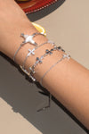 Silver/Lumen Cross Bracelet – 4 Styles / Set Available - booneealus