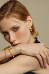 Vintage Zircon Cross Studs