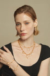 Vintage Zircon Cross Bracelet
