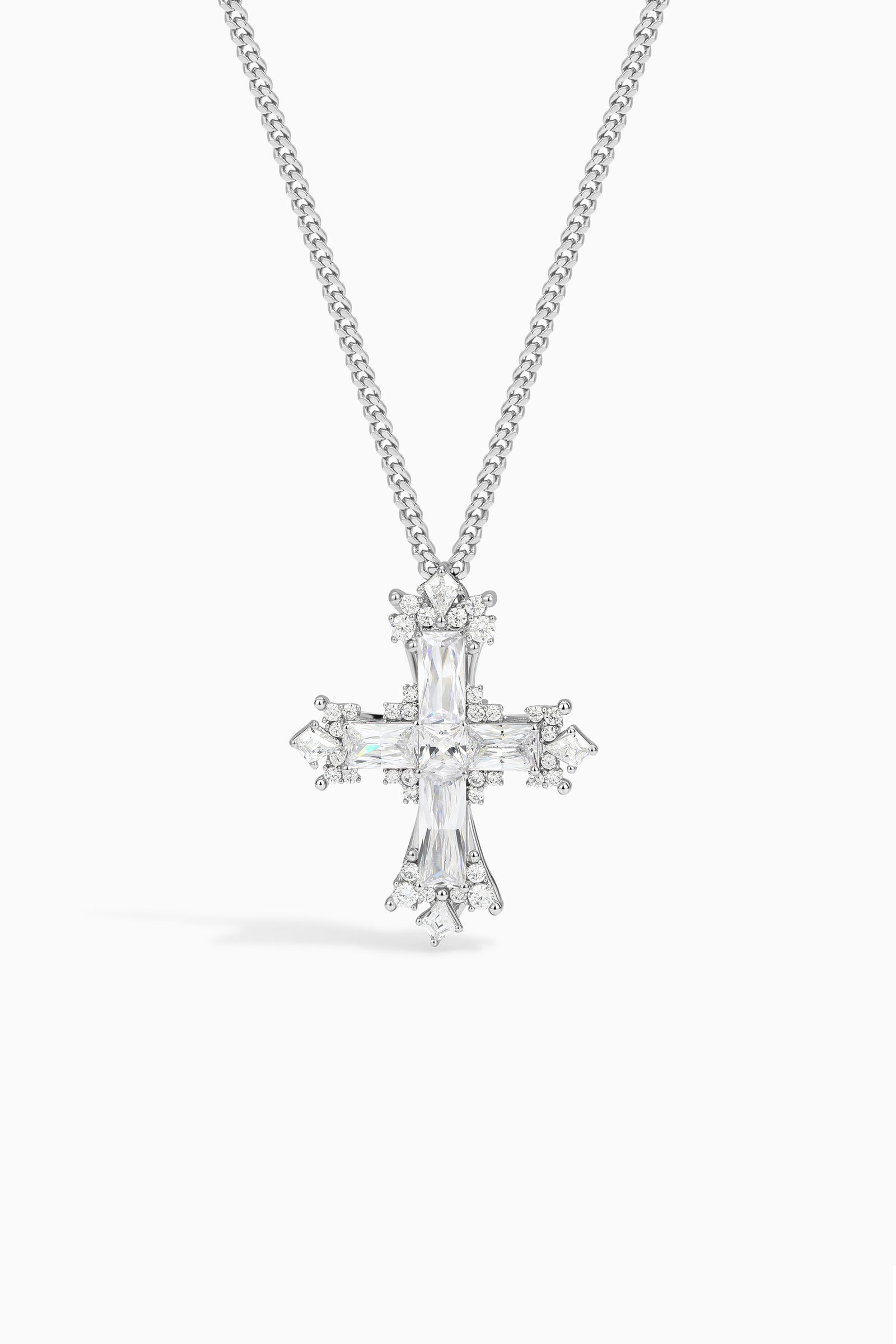 Small Paraiba Cross Pendant