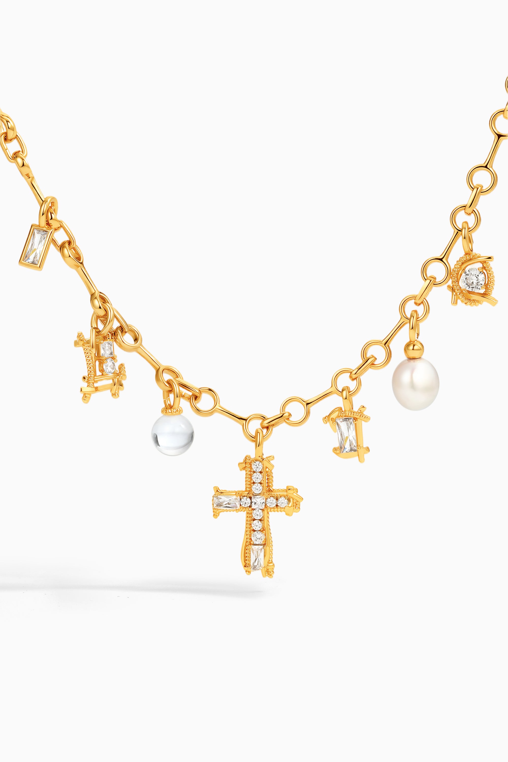 Cross Charm Necklace