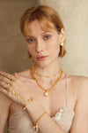 Alternating Pearl Zircon Necklace