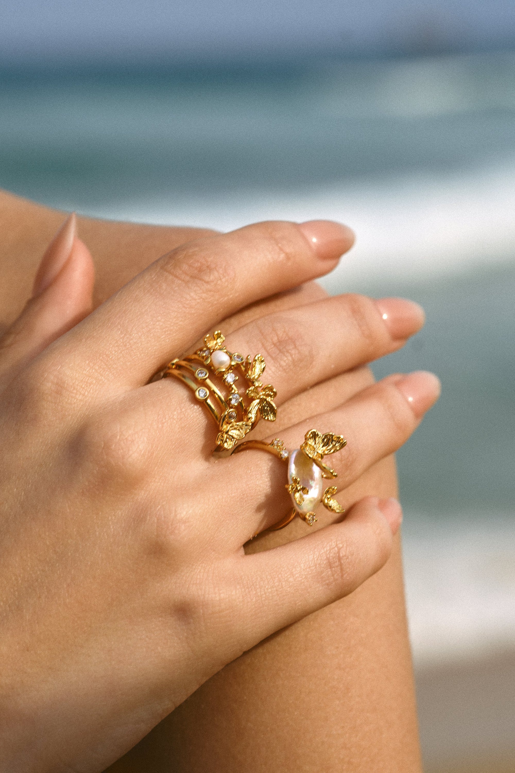 Gold Verses of Becoming Ring - booneealus