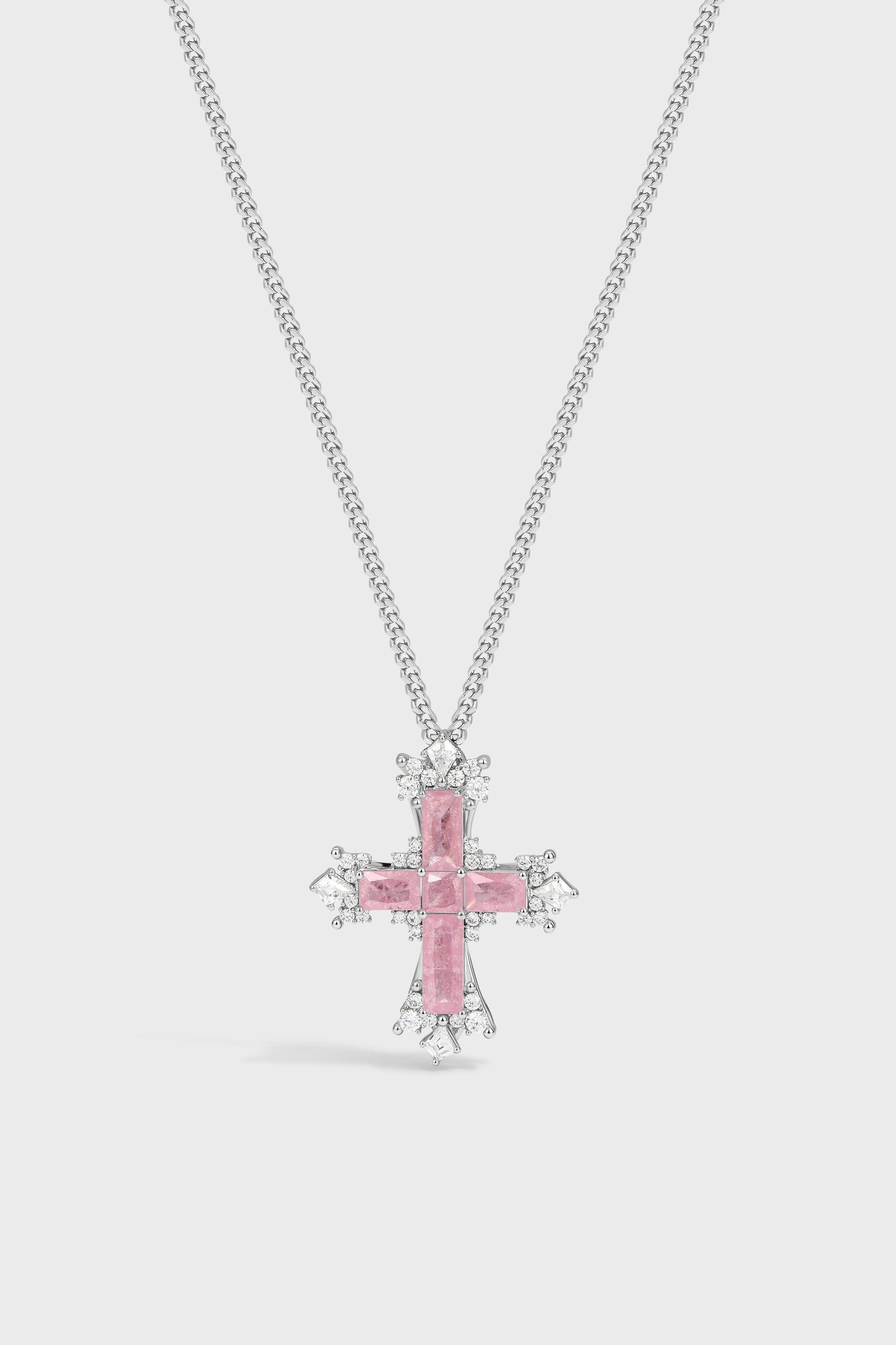 Mistglow Cross Necklace —— Small - booneealus