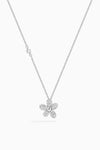 Single Flower Zircon Necklace