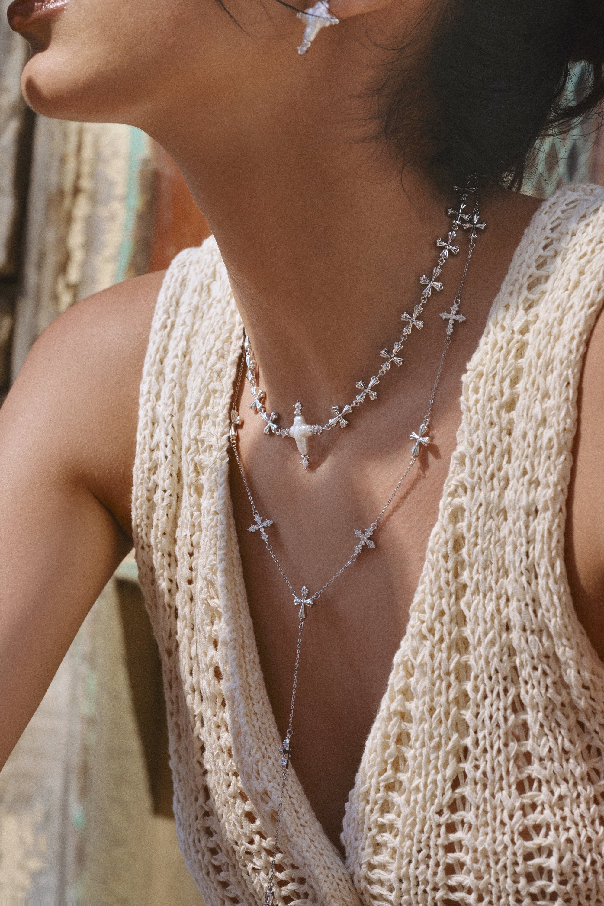 Silver/Forged Pilgrimage Necklace - booneealus