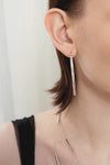 Textured Serpent Hoop Earrings
