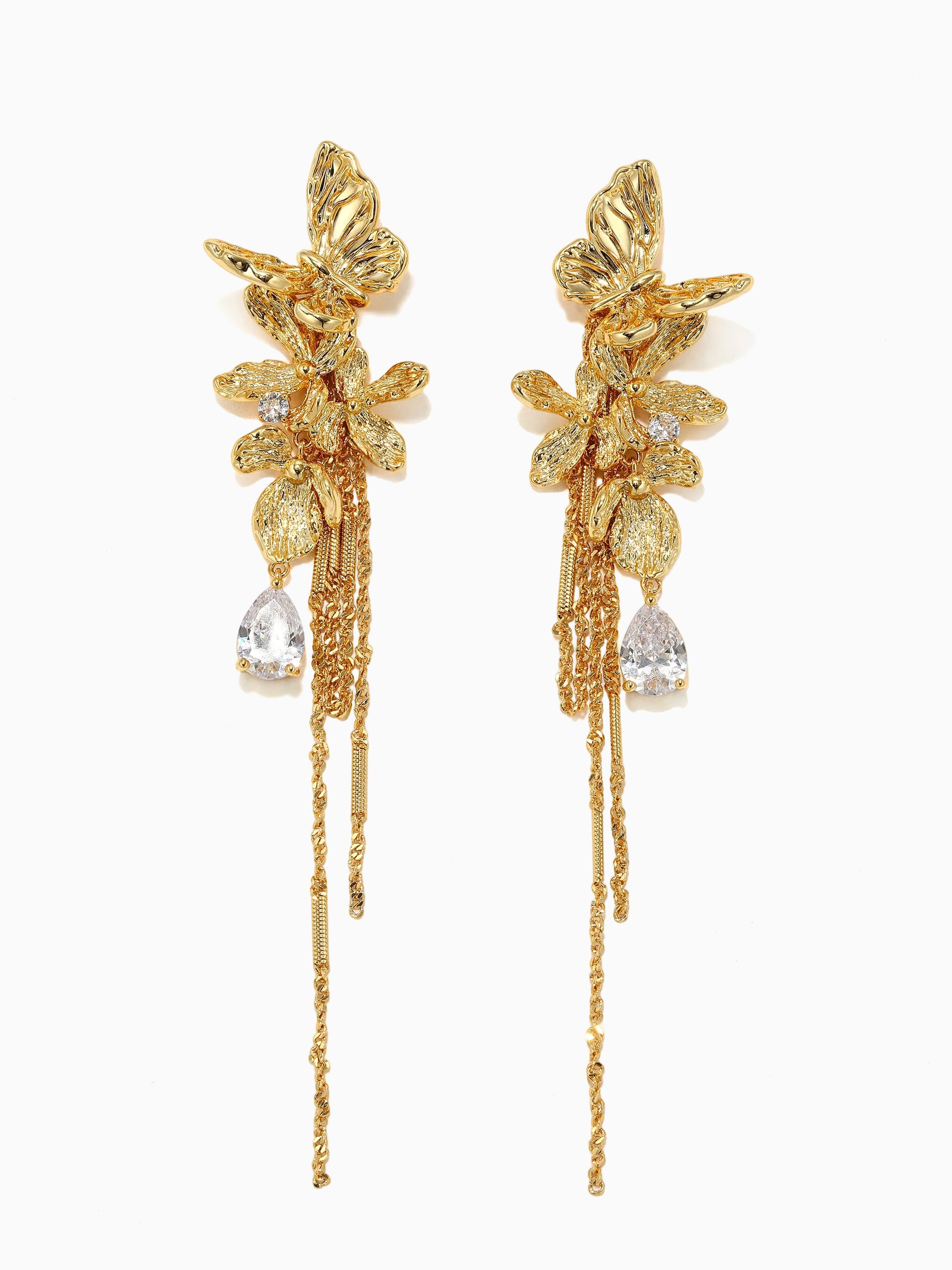 Earrings + Tassel Hanging Back