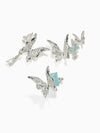 Metal Texture Butterfly Set Studs (3 pcs)
