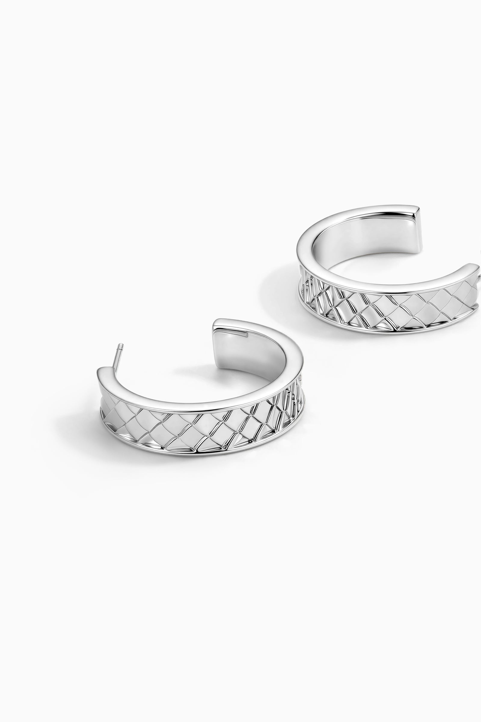 Serpentine Textured Earrings