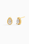 Pear Cut Zircon Studs