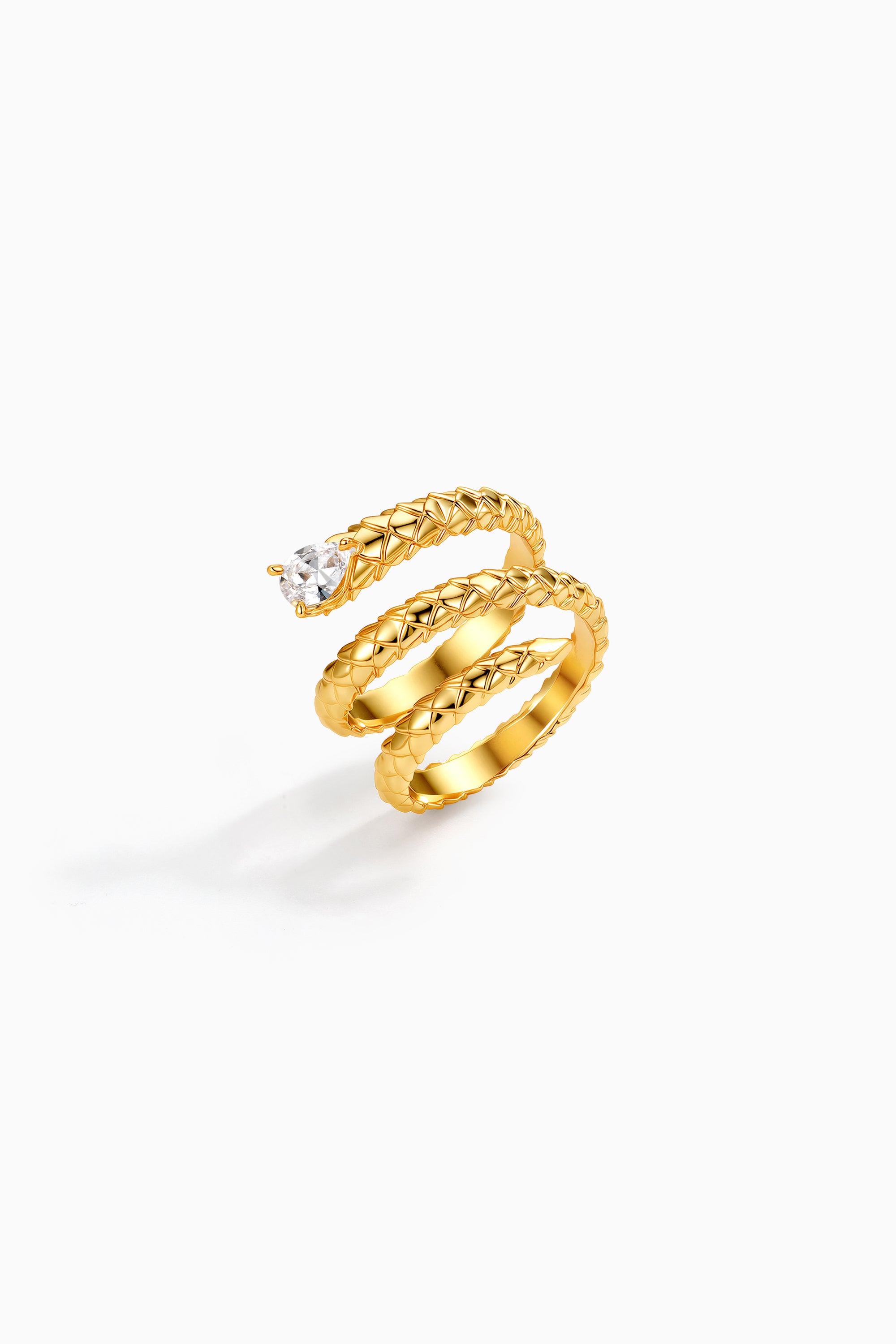 Gold BooneeAlus Rippling Lattice Ring Jewelry