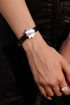 Flower Shell Zircon Cuff