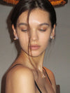 Gold/Teardrop-Shaped Butterfly Studs - booneealus