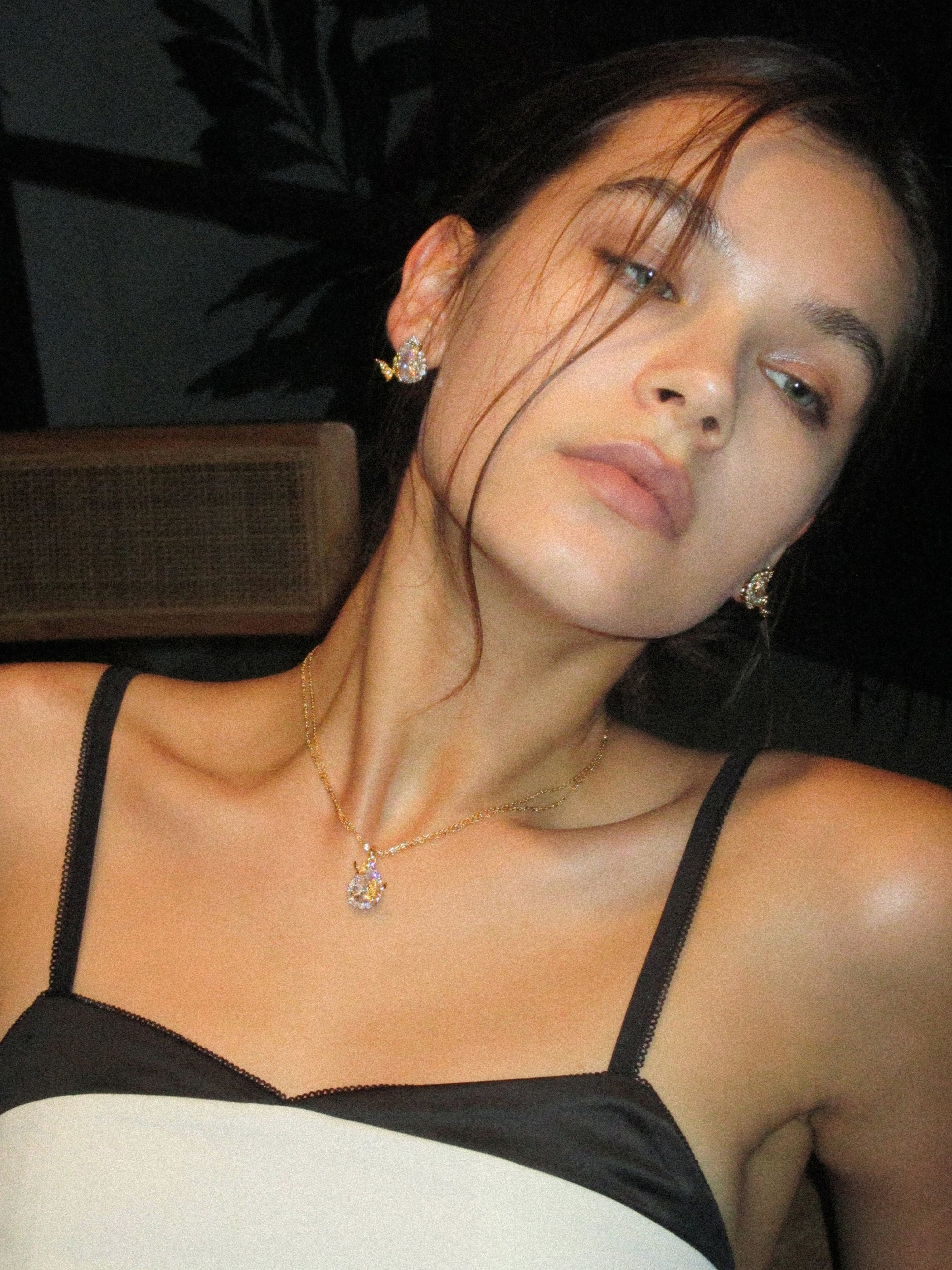 Teardrop-Shaped Butterfly Studs - booneealus