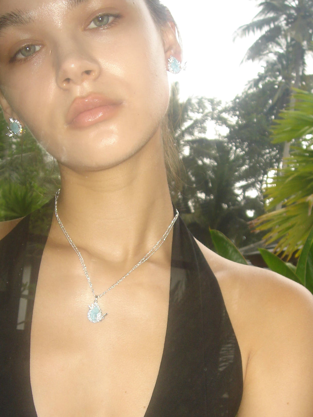 Teardrop-Shaped Butterfly Studs - booneealus