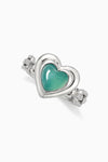 Amazonite Hear Ring