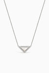 Luminous Shell Delta Necklace