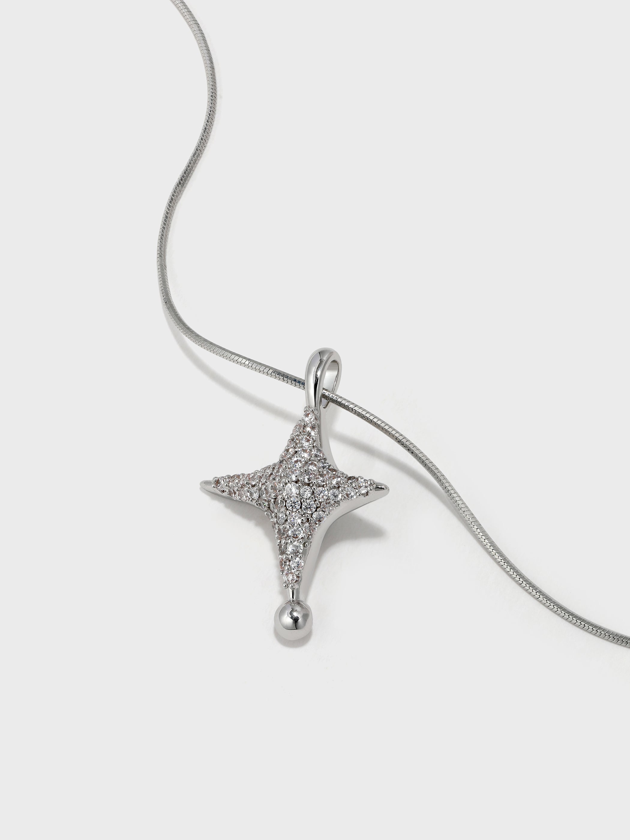 Zircon Starburst Necklace - booneealus