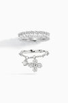Blooming Zircon Stack Ring