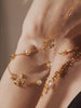 Cross Pearl Hand Chain